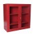 Armadio attrezzatura ant.dio verniciato rosso ral3000 2 ante monoblocco 2 ripiani regolabili chiusura con chiave a cifratura unica portello per safe crash ( escluso lastra cod.9462 ) dim.1000x400x950h