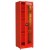 Armadio attrezzature antincendio dim. 575x500x1850h 1 anta finestrata + 3 ripiani