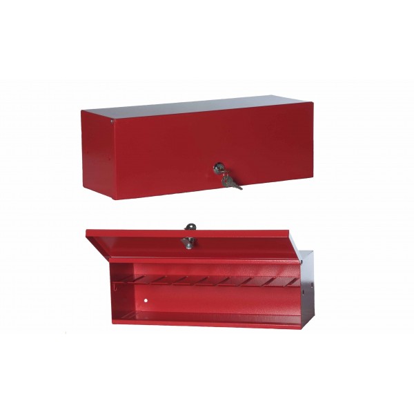 Cassetta porta sprinkler 12 posti verniciata rosso ral3000 dim.230x140x140h