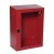 Cassetta uni 70 rosso ral3000 portello per lastra safe window dim.500x255x680h (esclusa lastra cod.9464)