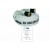 Manichetta uni 45 bianca mt 20 med