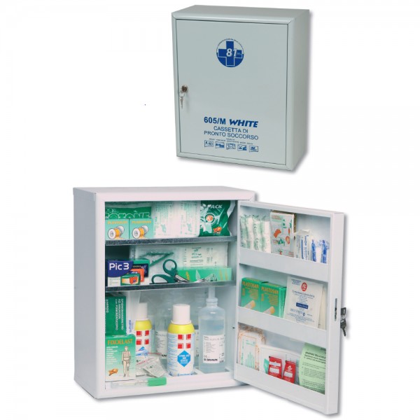 605/m white armadietto metallo-cont allegato 1 maggior da 3 lav