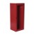 Cassetta p. estintore kg. 5/9/ 12 con portello per lastra safe window (esclusa cod.9461) verniciata rosso ral3000 bucciato con chiusura sigillabile dim.325x270x800h