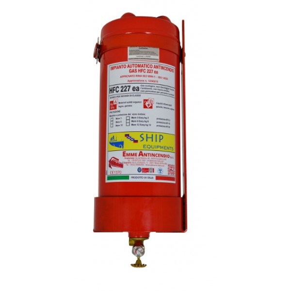 Estintore automatico a gas hfc 227 kg 3