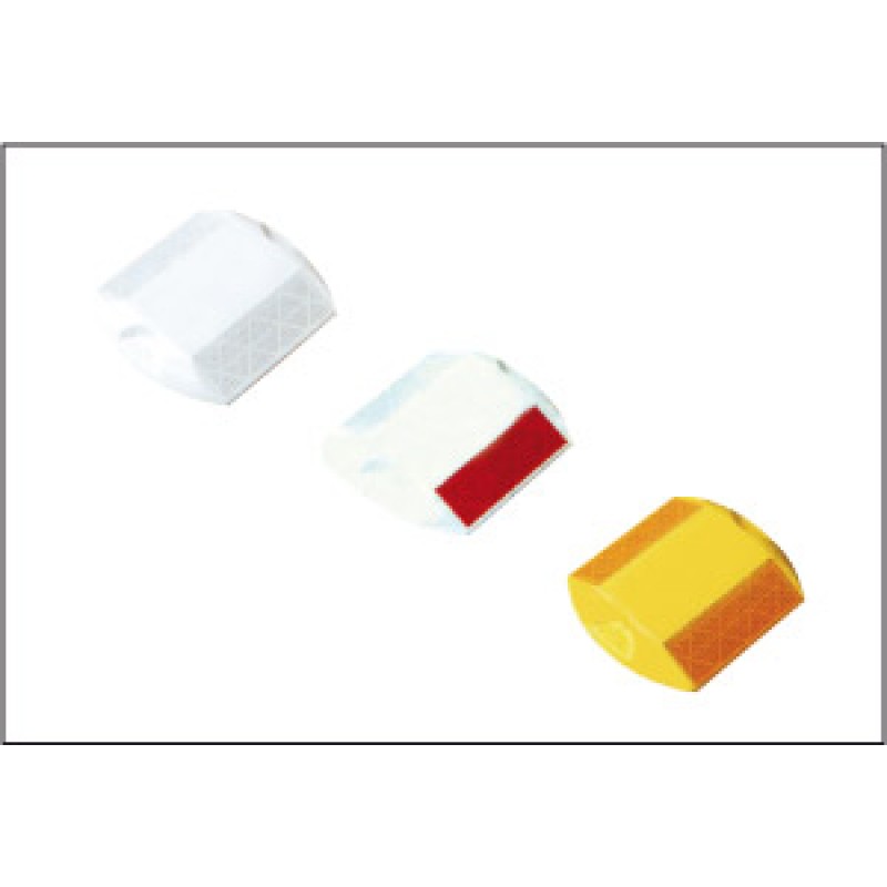 AOJO 4 Catadiottri Trailer Triangolo Rosso Riflettore di Plastica con E-mark - Installazione a vite per rimorchio auto, camion, caravan, furgone