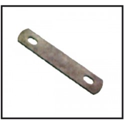Piastrina ferro zincato formato mm. 125x20x3 per cavallet
