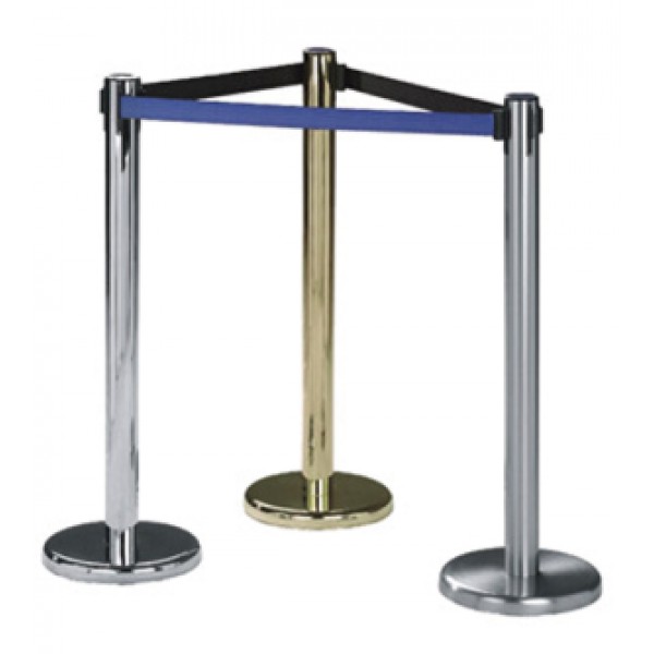 Colonna nera h mm 1060 c/nastro bluminescente l 2500 mm