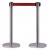 Colonna nera h mm 895 c/nastro bluminescente l 1600 mm