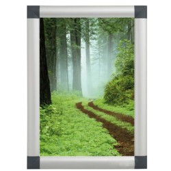 Cornice scatto all. anodizzato formato 500x700 mm prof. 22