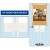 Kit 2 tasche orizzontali formato a4 - acrilico trasparente