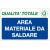 Cartello in alluminio formato mm 500x330 area mater da saldare