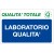 Cartello in alluminio formato mm 500x330 laboratorio qualita'