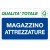 Cartello in alluminio formato mm 500x330 magazzino attrezzature