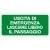 Etichetta autoadesiva formato mm 350x165 uscita emerg lasciare libero (1816bd)