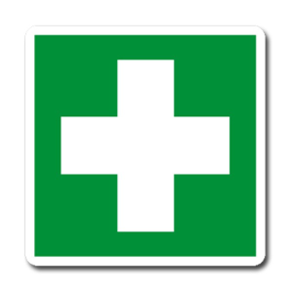 Cartello in alluminio formato mm 250x310 infermeria