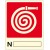 Cartello in alluminio formato mm 120x150 luminescente idrante n....