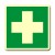 Etichetta autoadesiva lato mm 120 luminescente pittogramma primo soccorso