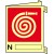 Cartello in alluminio formato mm 400x500 luminescente bifacciale idrante n....