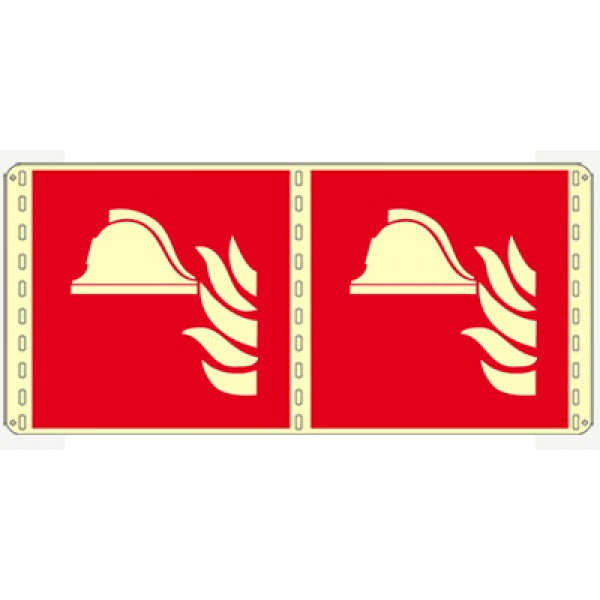 Cartello in alluminio formato mm 160x210 lumbifacciale presidio antincendio (f004lb1671e)