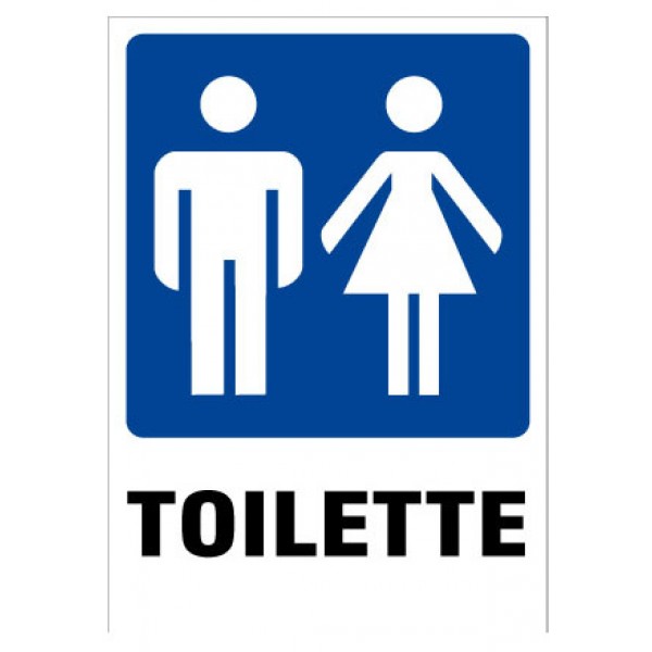 Cartello in alluminio formato mm 150x175 toilette uomo/donna (4101f) Cartello in alluminio formato mm 150x175 toilette uomo/donna (4101f)