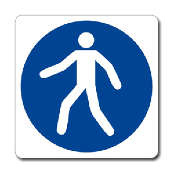 Cartello in alluminio formato mm 330x500 utilizzare percorso pedonale (m0241072b) Cartello in alluminio formato mm 330x500 utilizzare percorso pedonale (m0241072b)