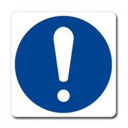 Cartello in alluminio formato mm 350x125 obbl eseg saldat sotto aspiraz