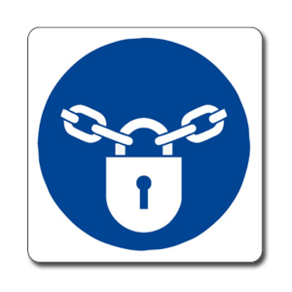 Cartello in alluminio formato mm 350x125 tenere chiuso