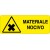 Cartello in alluminio formato mm 330x125 materiale nocivo