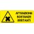 Etichetta autoadesiva formato mm 330x125 attenzione sostanze irritanti