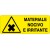 Etichetta autoadesiva formato mm 330x125 materiale nocivo e irritante (326ad)