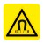 Cartello in alluminio formato mm 250x330 campo magnetico (w006393m)