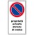 Cartello in alluminio formato mm 250x450 proprieta' privata divieto di sosta