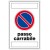 Cartello in alluminio rifrangente formato mm 40 0 x600 passo carrabile