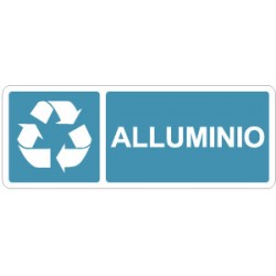 Etichetta autoadesiva formato mm 330x125 alluminio