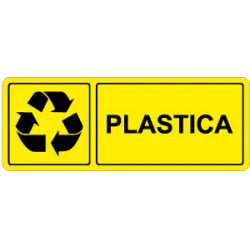 Etichetta autoadesiva formato mm 330x125 plastica