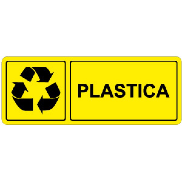Etichetta autoadesiva formato mm 330x125 plastica