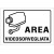 Cartello in alluminio formato mm 150x210 area videosorvegliata (r1414f)
