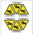 Foglio distributore formato mm 165x175 da 6 et pittogramma+scr peric schiacc mani