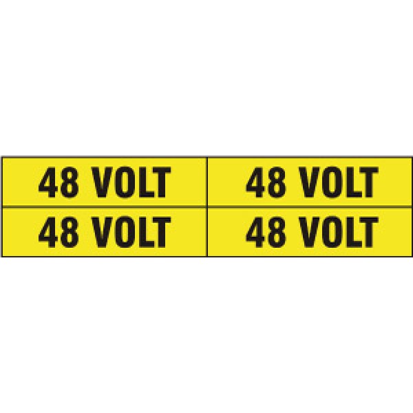 Foglio distributore formato mm 240x60 da 4 et. 48 volt