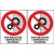 Foglio distributore formato mm 250x160 da 2 et non rimuovere dispositivi sic