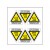 Foglio distributore formato mm 165x175 da 6 et pittogramma roa+roa non coerenti