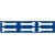 Foglio distributore formato mm 330x70 da 6 et.