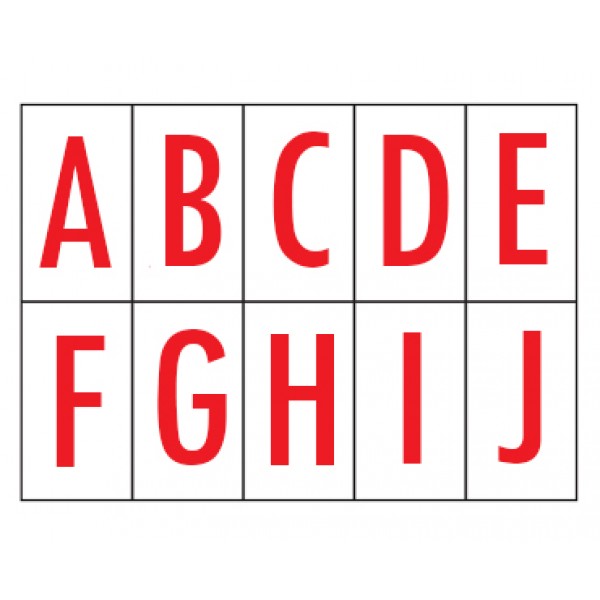Foglio distributore formato mm 350x250 da 10 etichette